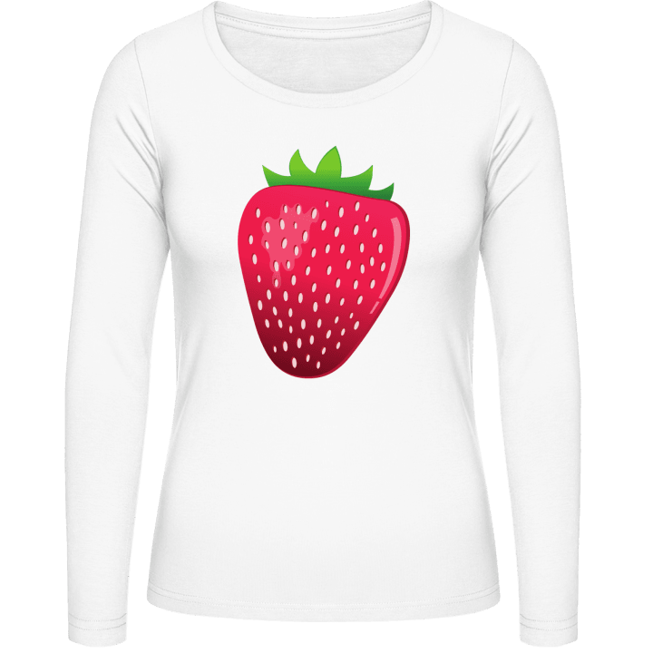 Strawberry Langermet skjorte for kvinner contain pic