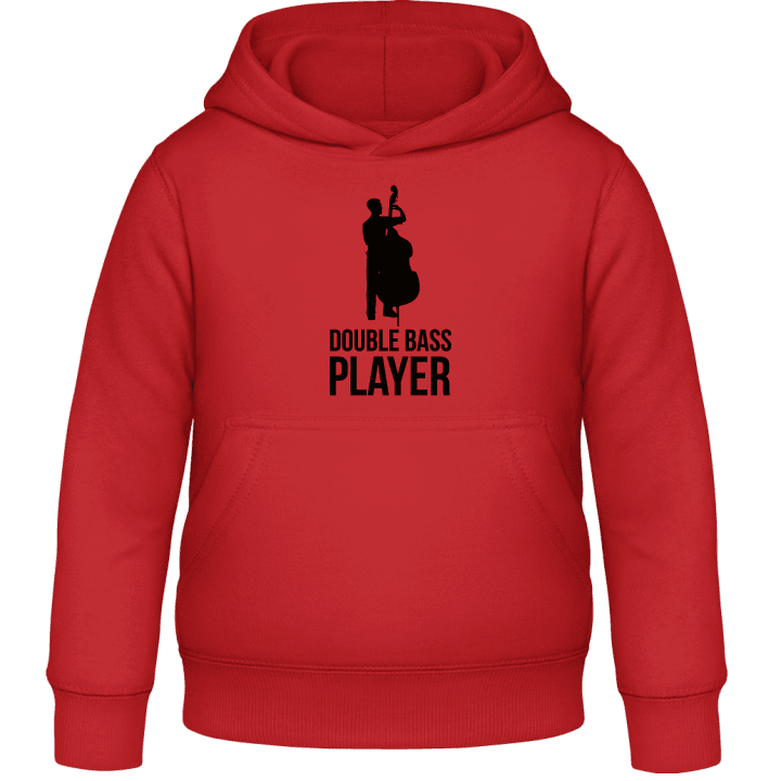 Double Bass Player Kids Hoodie contain pic