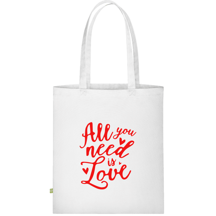 All You Need Is Love Text Väska av tyg contain pic