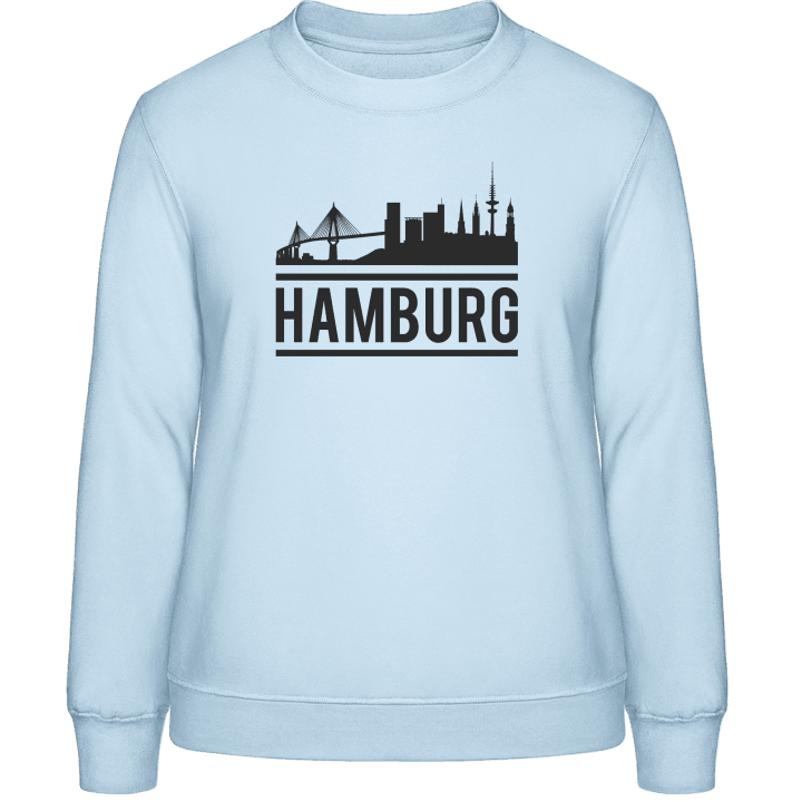 Hamburg City Skyline Sweatshirt för kvinnor contain pic