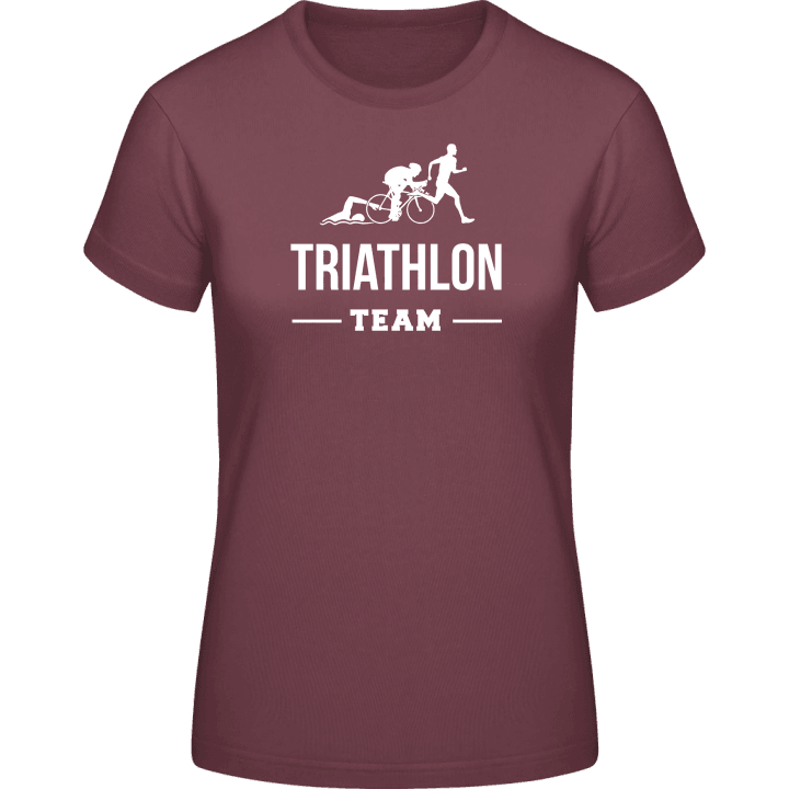 Triathlon Team Camiseta de mujer contain pic