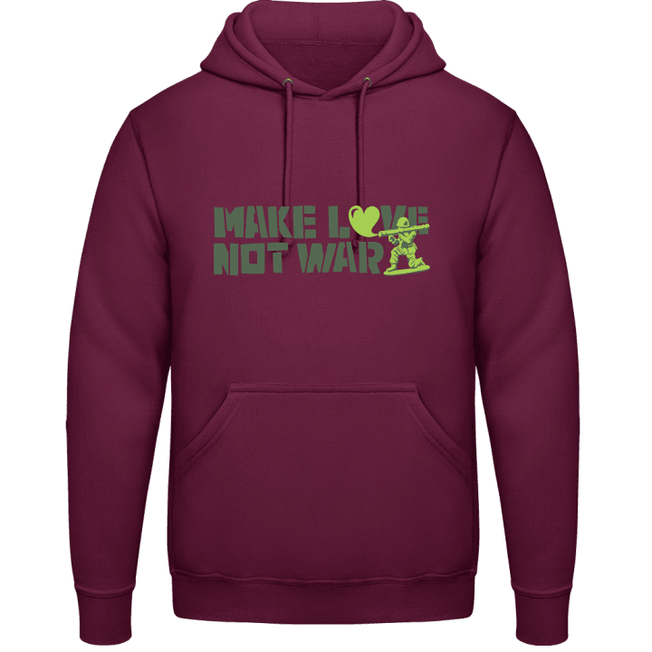 Make Love Not War Soldier Hoodie contain pic