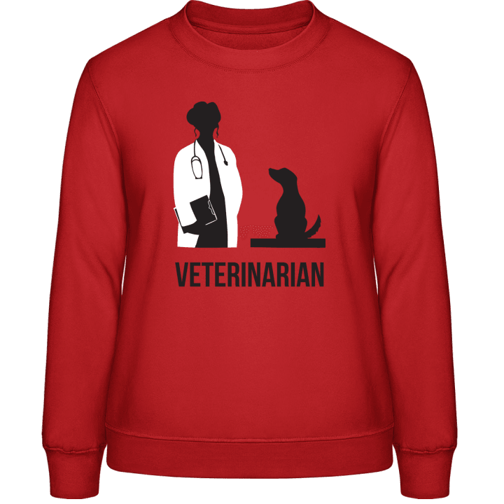 Female Veterinarian Vrouwen Sweatshirt contain pic
