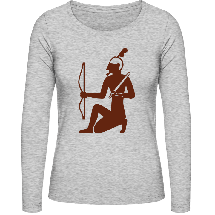 Ägyptische Hieroglyphen Frauen Langarmshirt 0 image