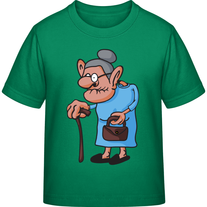 Grandma Comic Senior T-shirt för barn contain pic