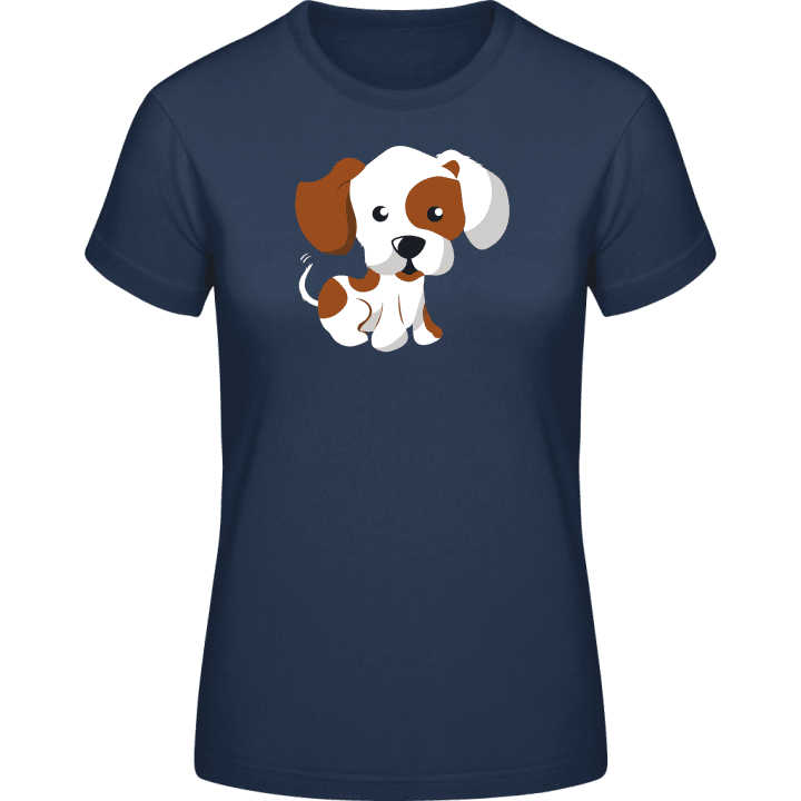 Little Dog Illustration Vrouwen T-shirt 0 image