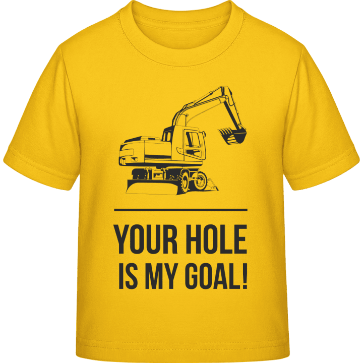 Your Hole is my Goal Kinderen T-shirt contain pic