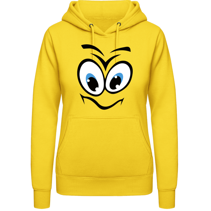 Smiley Character Vrouwen Hoodie contain pic