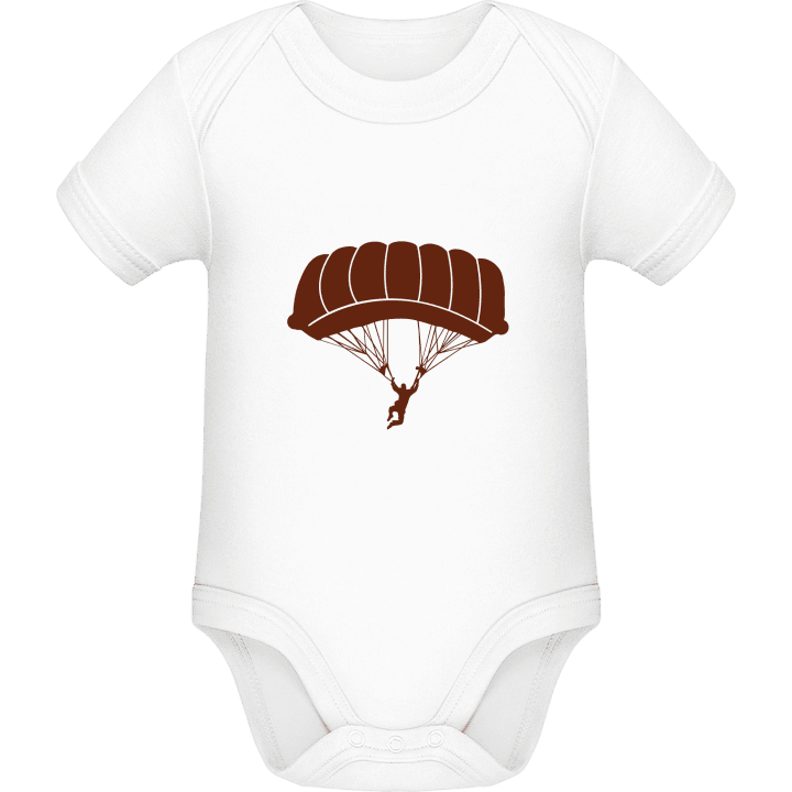 Skydiver Silhouette Baby Romper contain pic