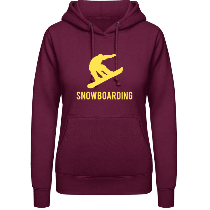 Snowboarding Women Hoodie contain pic