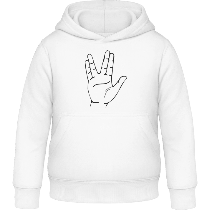 Live Long And Prosper Hand Sign Kids Hoodie 0 image