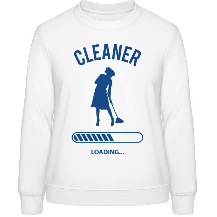Cleaner Loading Frauen Sweatshirt contain pic
