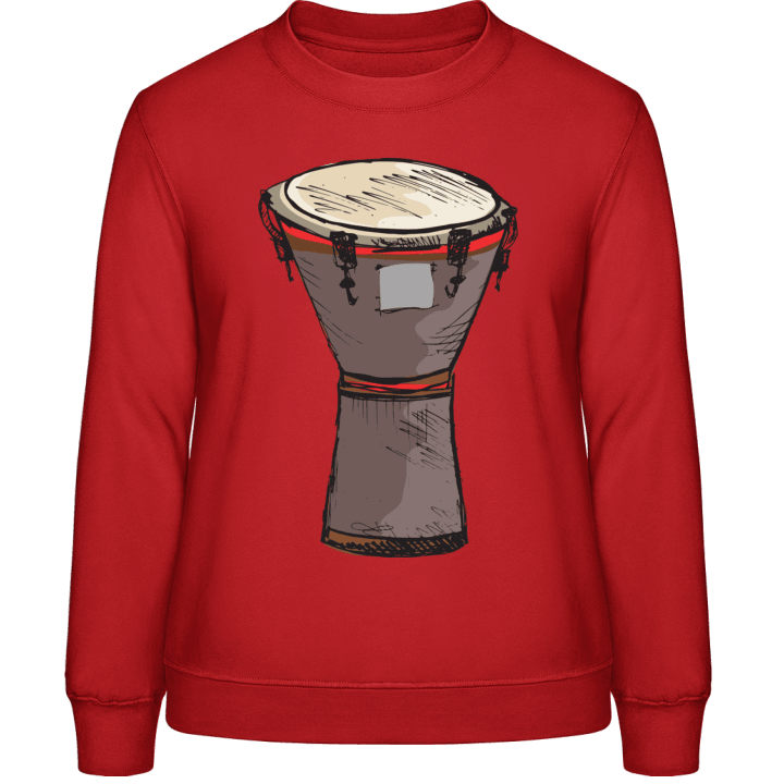 Percussion Illustration Frauen Sweatshirt contain pic