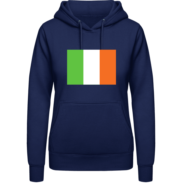 Ireland Flag Felpa con cappuccio da donna contain pic