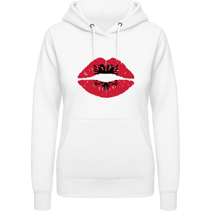 Albanian Kiss Flag Vrouwen Hoodie contain pic