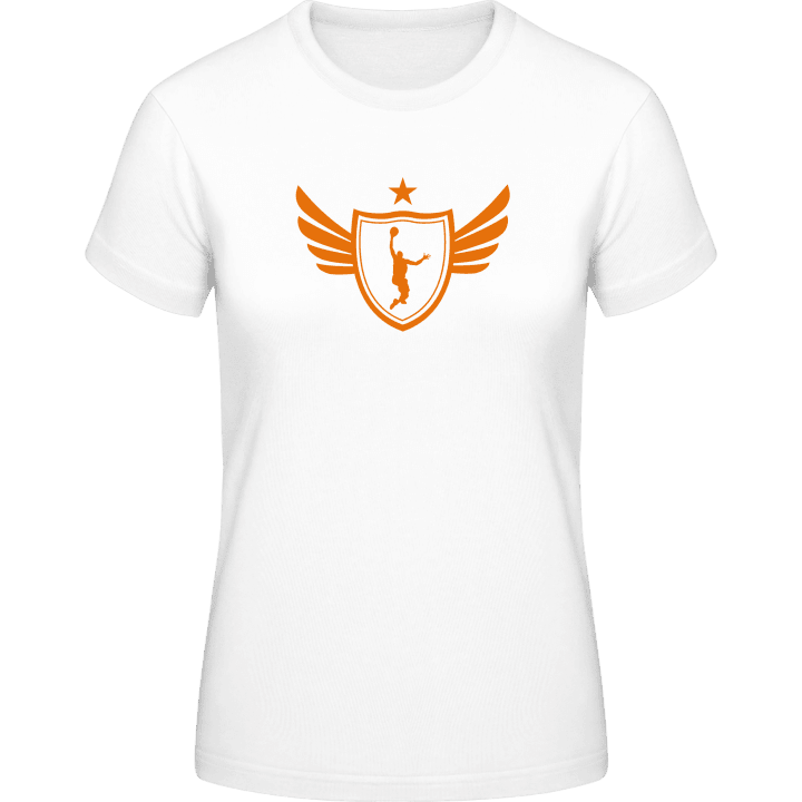 Basketball Star Wings Frauen T-Shirt contain pic