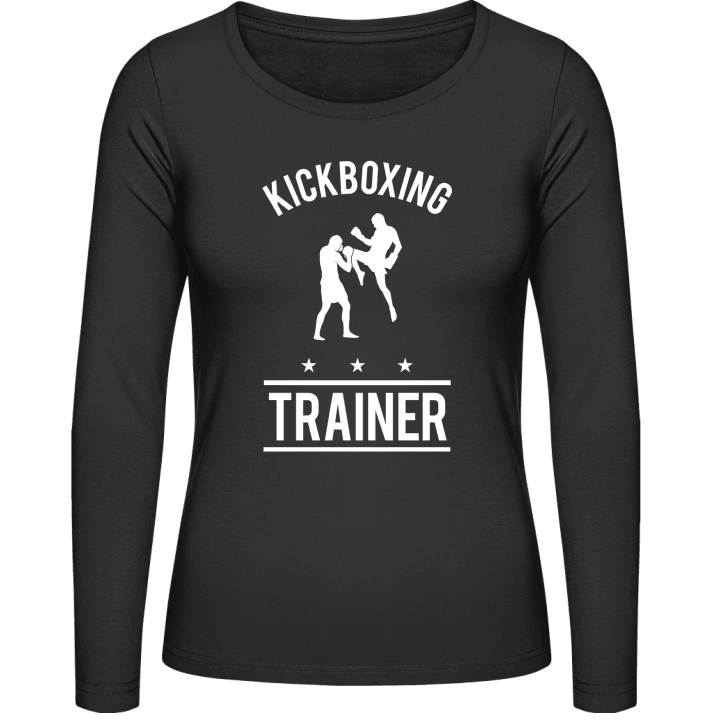 Kickboxing Trainer Camisa de manga larga para mujer contain pic