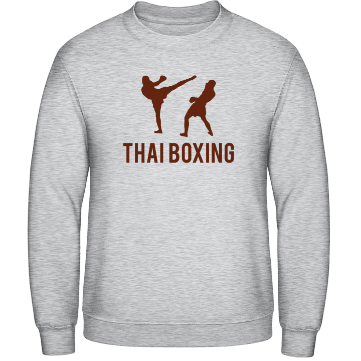 Thai Boxing Silhouette Tröja contain pic