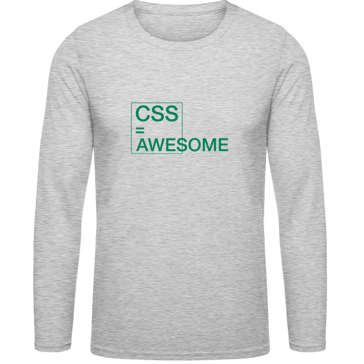 CSS = Awesome Langarmshirt 0 image