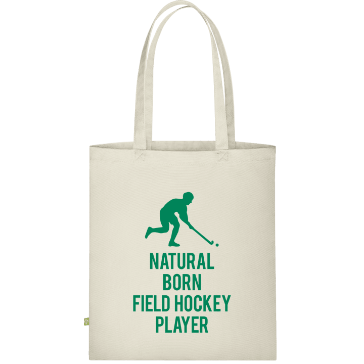 Natural Born Field Hockey Player Väska av tyg contain pic