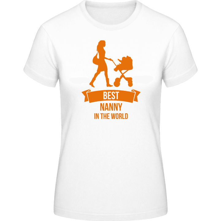 Best Nanny In The World T-shirt för kvinnor 0 image