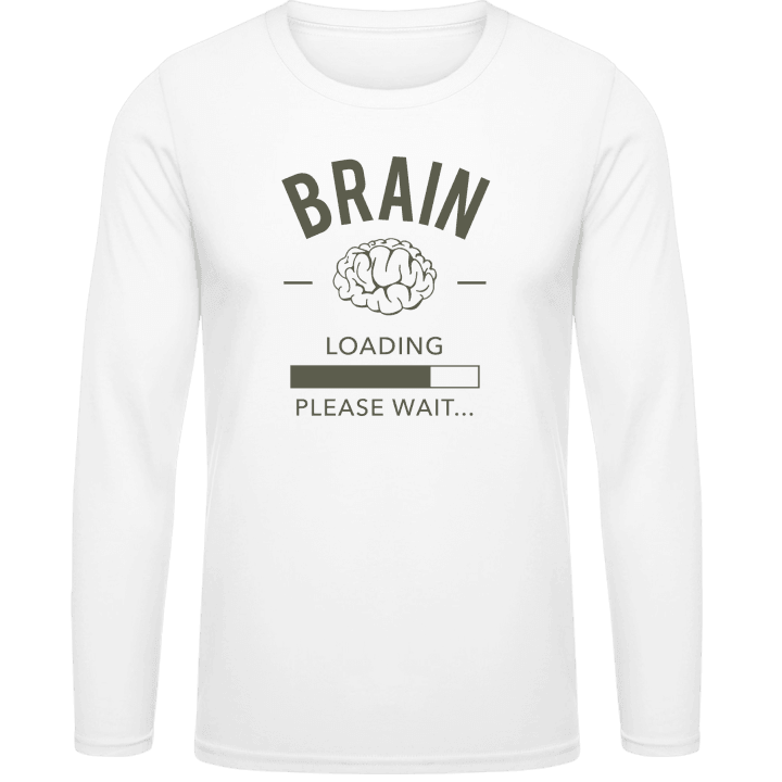 Brain loading please wait T-shirt à manches longues contain pic