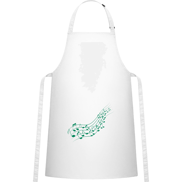 Music Notes Illustration Kitchen Apron contain pic