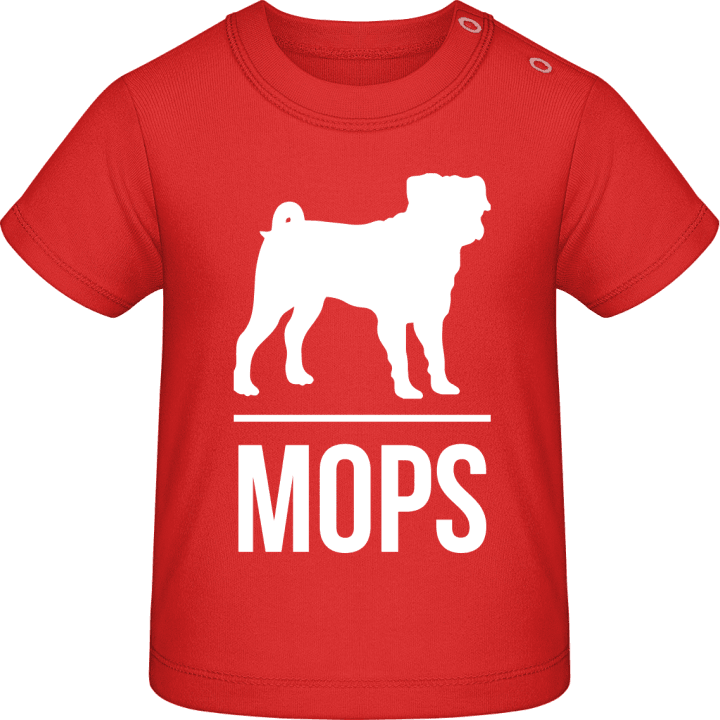 Mops Baby T-skjorte 0 image