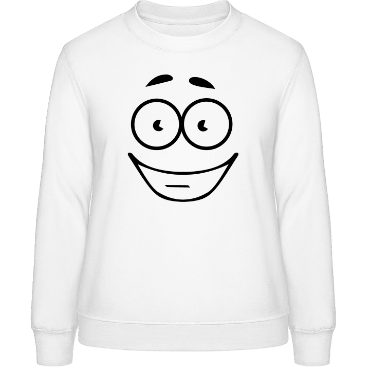 Happy Face Character Sweatshirt för kvinnor contain pic