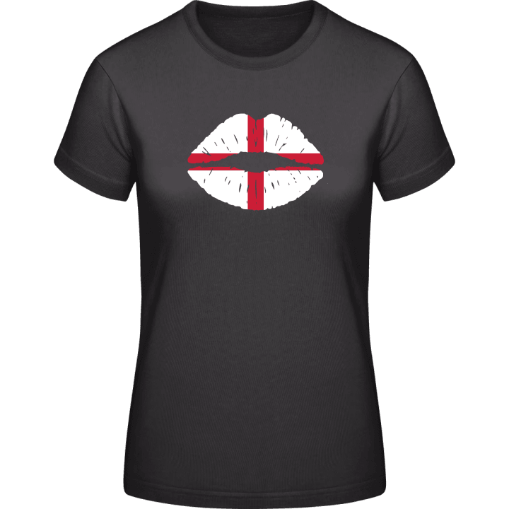England Kiss Flag T-shirt för kvinnor 0 image