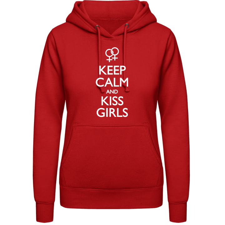 Keep Calm and Kiss Girls Lesbian Vrouwen Hoodie contain pic