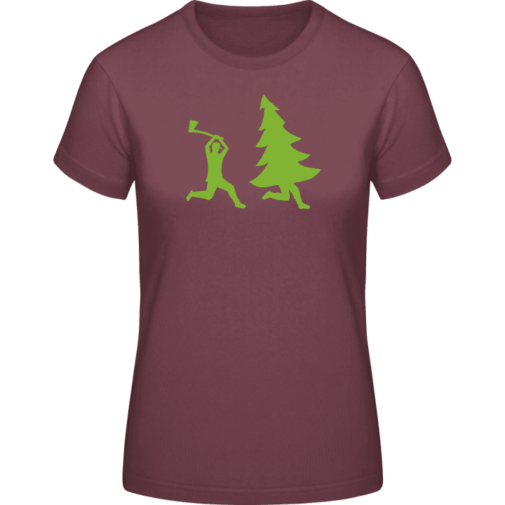 Woodcutter T-skjorte for kvinner 0 image