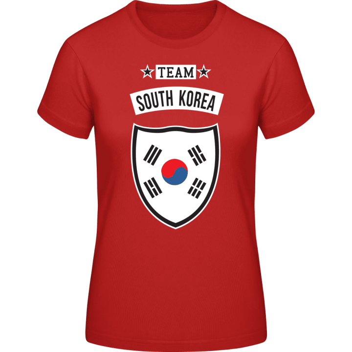 Team South Korea T-skjorte for kvinner contain pic