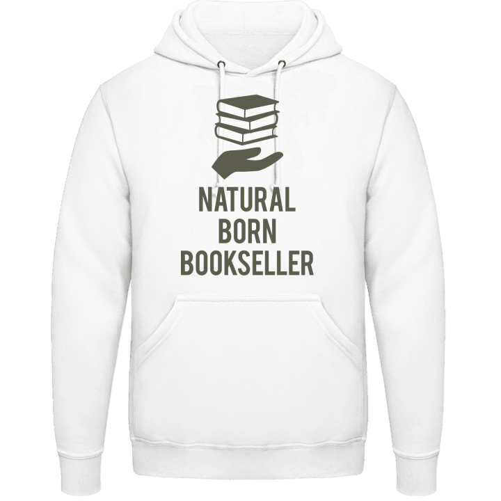 Natural Born Bookseller Hoodie contain pic