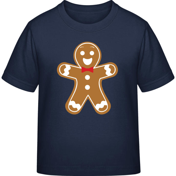 Happy Gingerbread Man Kids T-shirt 0 image
