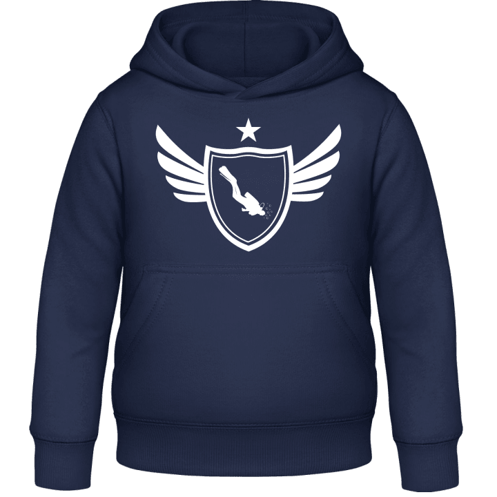 Diver Winged Kids Hoodie contain pic