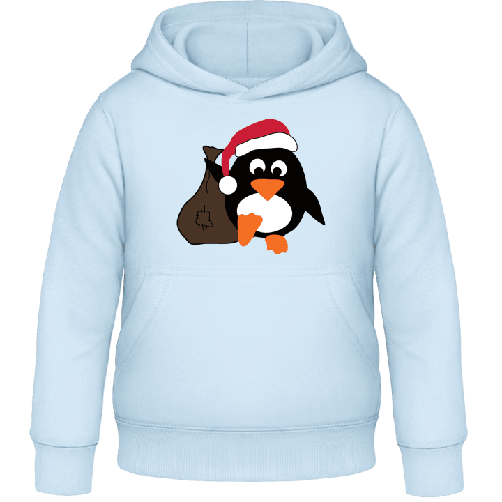 Penguin Santa Felpa con cappuccio per bambini 0 image
