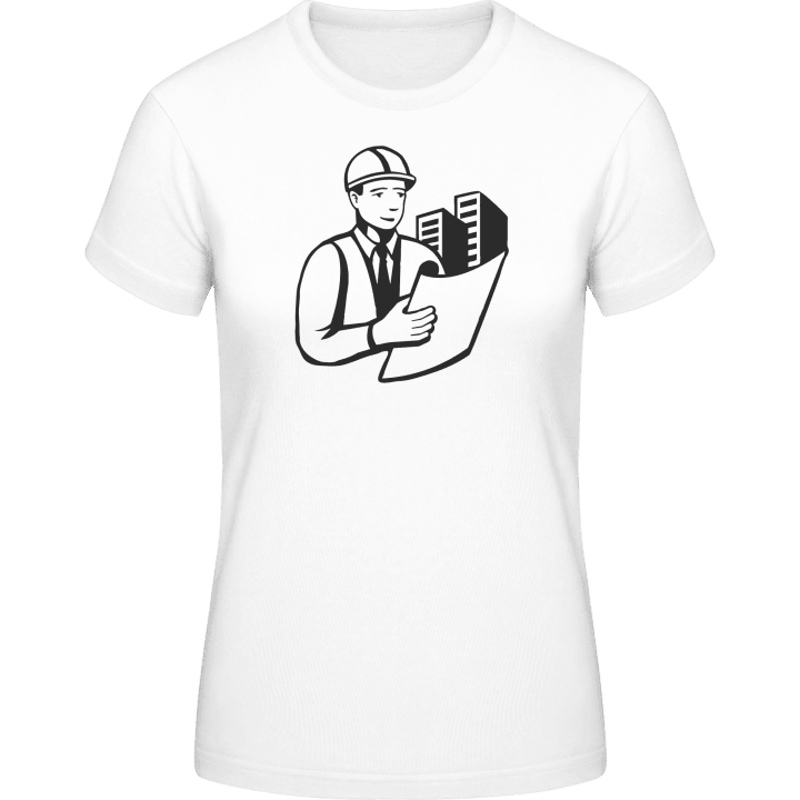 Architect Silhouette Vrouwen T-shirt contain pic