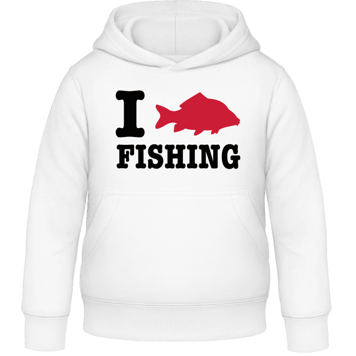 I Love Fishing Hættetrøje til børn 0 image