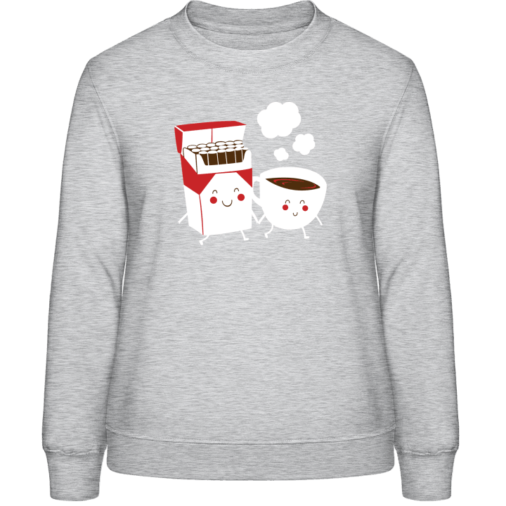 Cafe Et Cigarettes Sweat-shirt pour femme contain pic