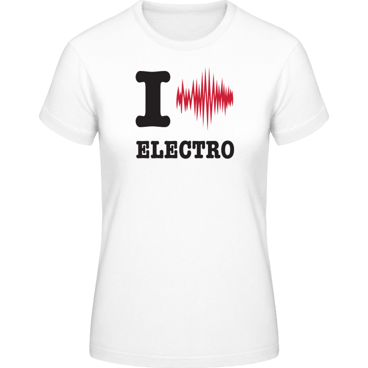 I Love Electro T-skjorte for kvinner contain pic