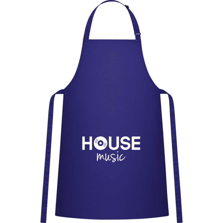 House Music Logo Delantal de cocina contain pic