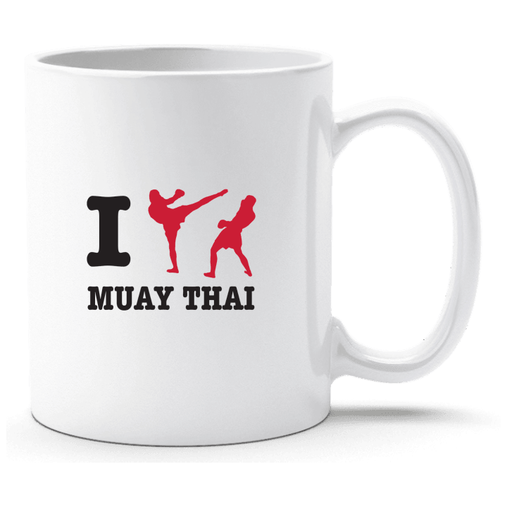 I Love Muay Thai Beker contain pic