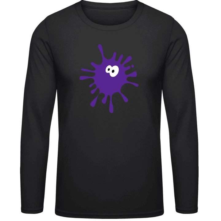 Splash Eyes Purple Long Sleeve Shirt 0 image