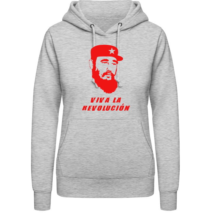 Fidel Castro Revolution Hoodie för kvinnor contain pic