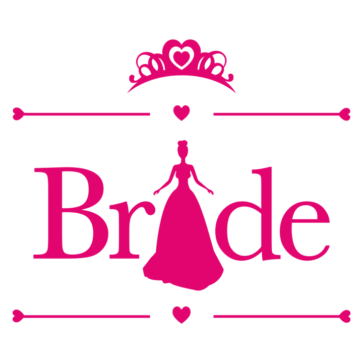 Bride Hearts Crown Stofftasche 0 image