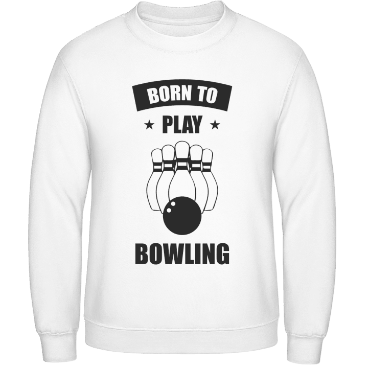 Born To Play Bowling Sudadera contain pic