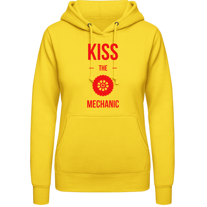 Kiss The Mechanic Vrouwen Hoodie contain pic