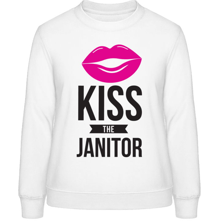 Kiss The Janitor Frauen Sweatshirt contain pic
