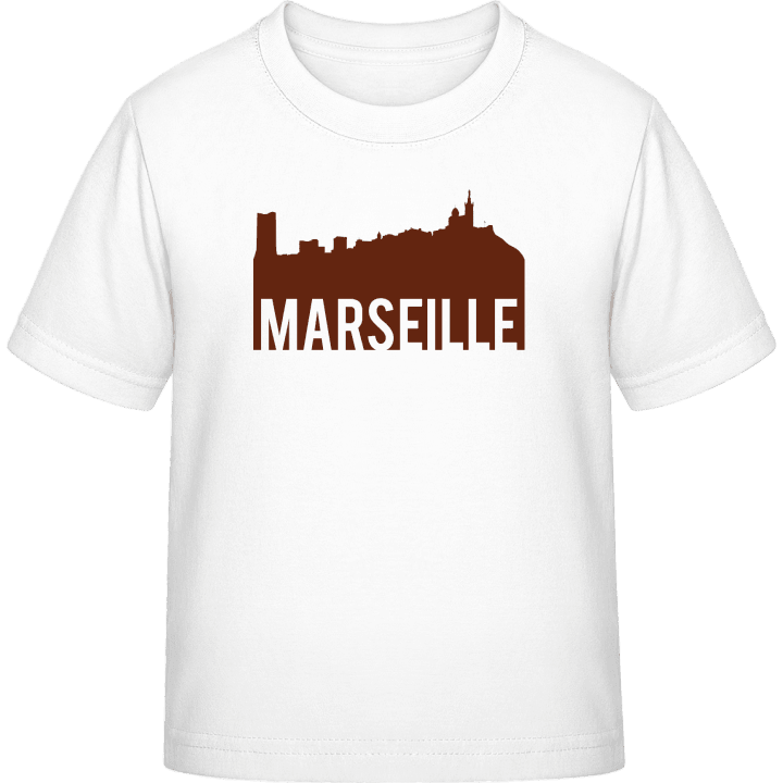 Marseille Skyline T-shirt för barn contain pic